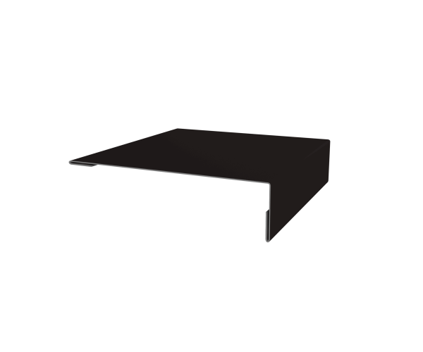 Планка мансардная 0,45 Drap ST RAL 9005 черный (3м)