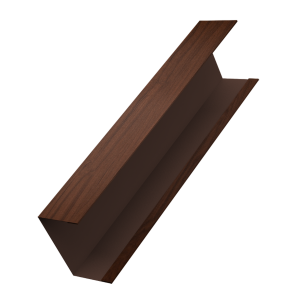 Крышка жалюзи Milan,Tokyo 0,45 Print Elite Choco Wood TwinColor (2,5м)