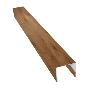 Планка П-образная заборная 24 0,45 Print Premium Pine Wood Fresh (3м)