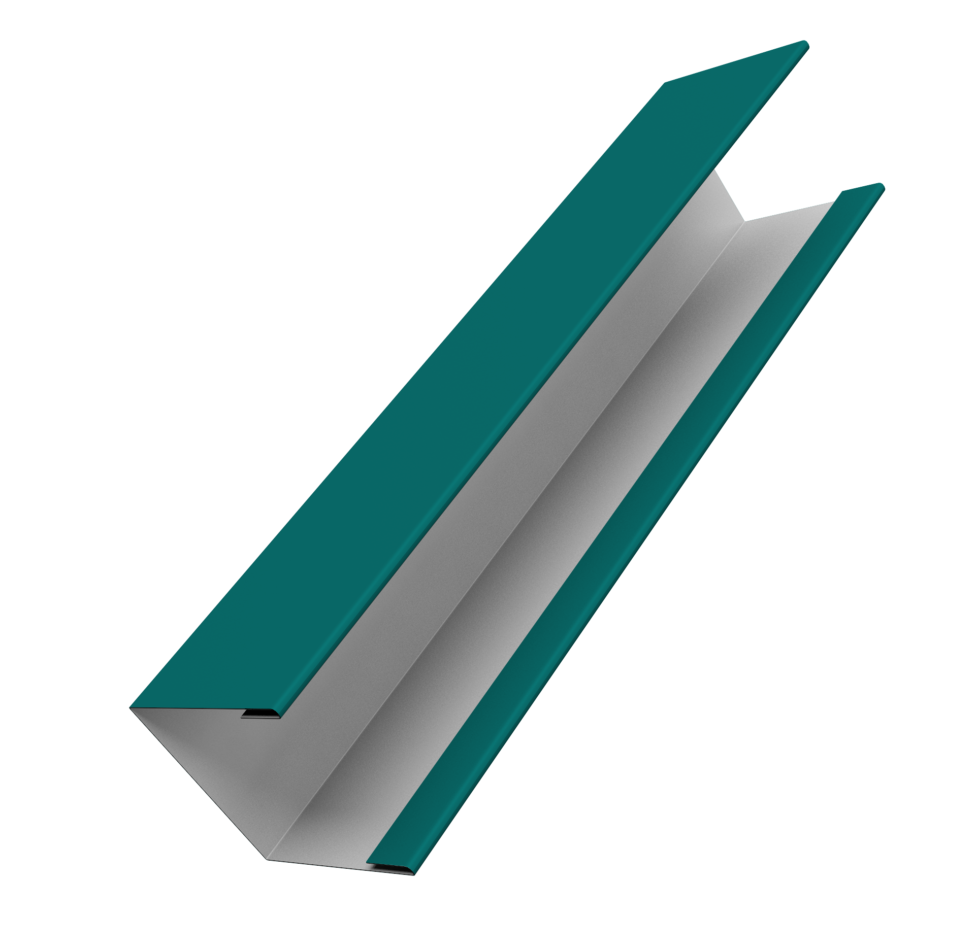 Крышка жалюзи Milan Slim 0,45 PE RAL 5021 водная синь (2м)