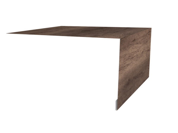 Планка околооконная простая 250х50 0,45 Print Premium Almond Wood Fresh (2м)