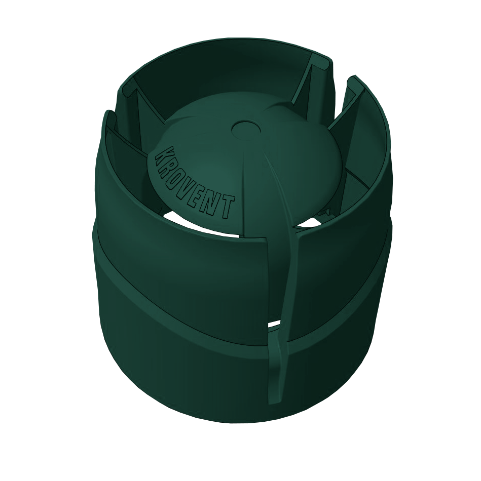 Колпак Krovent Hupcap 110 new зеленый