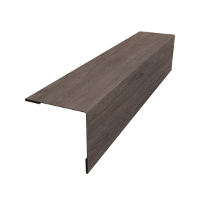 Планка завершающая 50х50 жалюзи Milan 0,45 Print Elite White Wood TwinColor (2,5м)