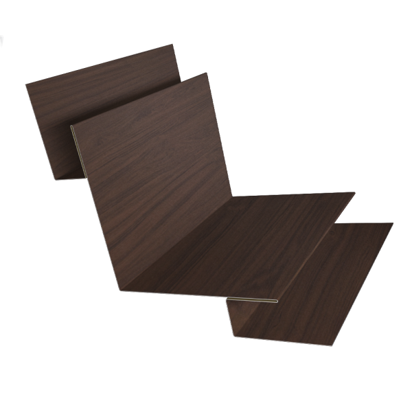 Угол внутренний сложный 90 град. 0,45 Print Elite Choco Wood TwinColor (3м)