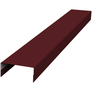 Крышка 30х15 жалюзи Texas 0,5 Satin RAL 3005 красное вино (2м)