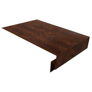 Планка околооконная сложная 250х50х12 (j-фаска) 0,45 Print-Double Premium Cherry Wood Dark F (3м)