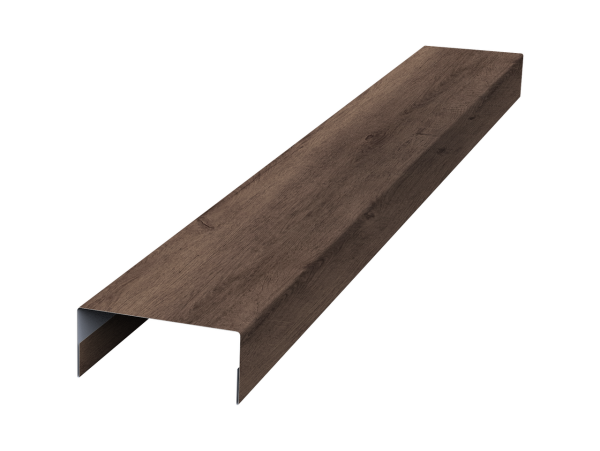 Крышка 30х15 жалюзи Texas 0,45 Print Premium Almond Wood Fresh (2м)