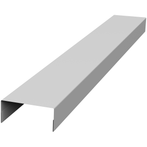 Крышка 30х15 жалюзи Texas 0,5 Satin RAL 9003 сигнальный белый (2м)