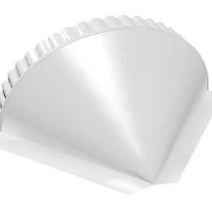 Заглушка конусная 0,45 PE RAL 9003 сигнальный белый