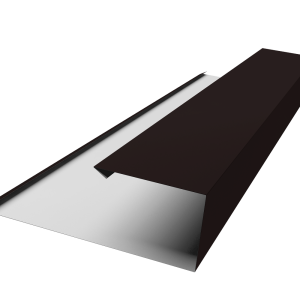 Планка торцевая страховочная 0,45 Drap TR RAL 9005 черный (3м)