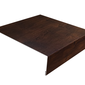 Планка лобовая/околооконная простая 190х50 0,45 Print-Double Premium Cherry Wood Dark F (2м)