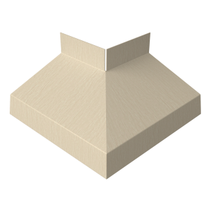 Угол отлива внешний 70 0,45 Print Elite с пленкой Milky Wood TwinColor