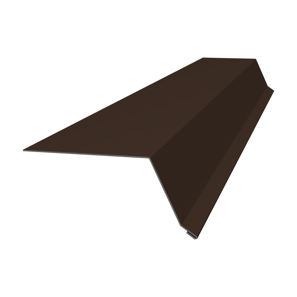 Планка капельник 100х55 0,45 Drap-double TX RAL 8017 шоколад (2м)