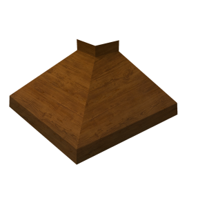 Угол отлива внешний 250 0,45 Print Premium с пленкой Golden Wood Fresh TwinColor
