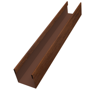 Стойка жалюзи Milan Slim 0,45 Print Premium Golden Wood Fresh TwinColor (2м)