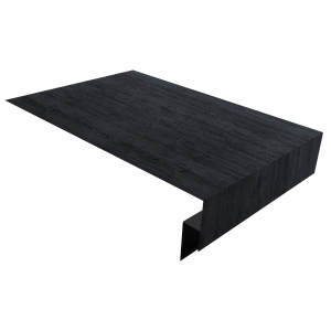 Планка околооконная сложная 250х50х18 (j-фаска) 0,45 Print Premium Grey Wood TwinColor (2м)