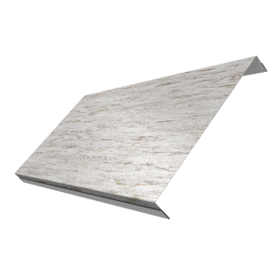 Ламель обратная 200 забора жалюзи Texas 0,45 Print Elite с пленкой Snow Wood TwinColor