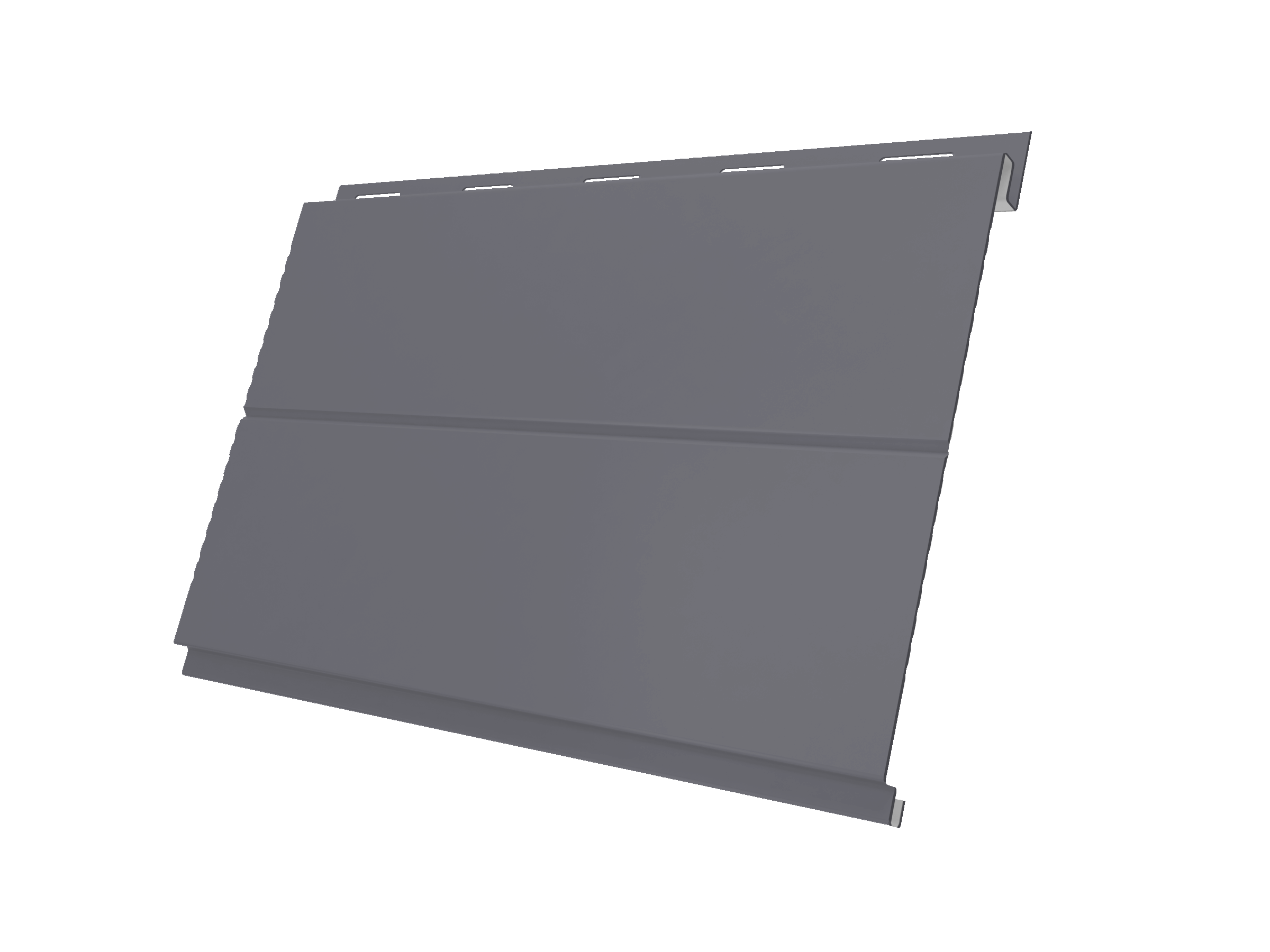 Софит Вертикаль 0,2 line Grand line 0,5 Satin с пленкой RAL 7004 сигнальный серый