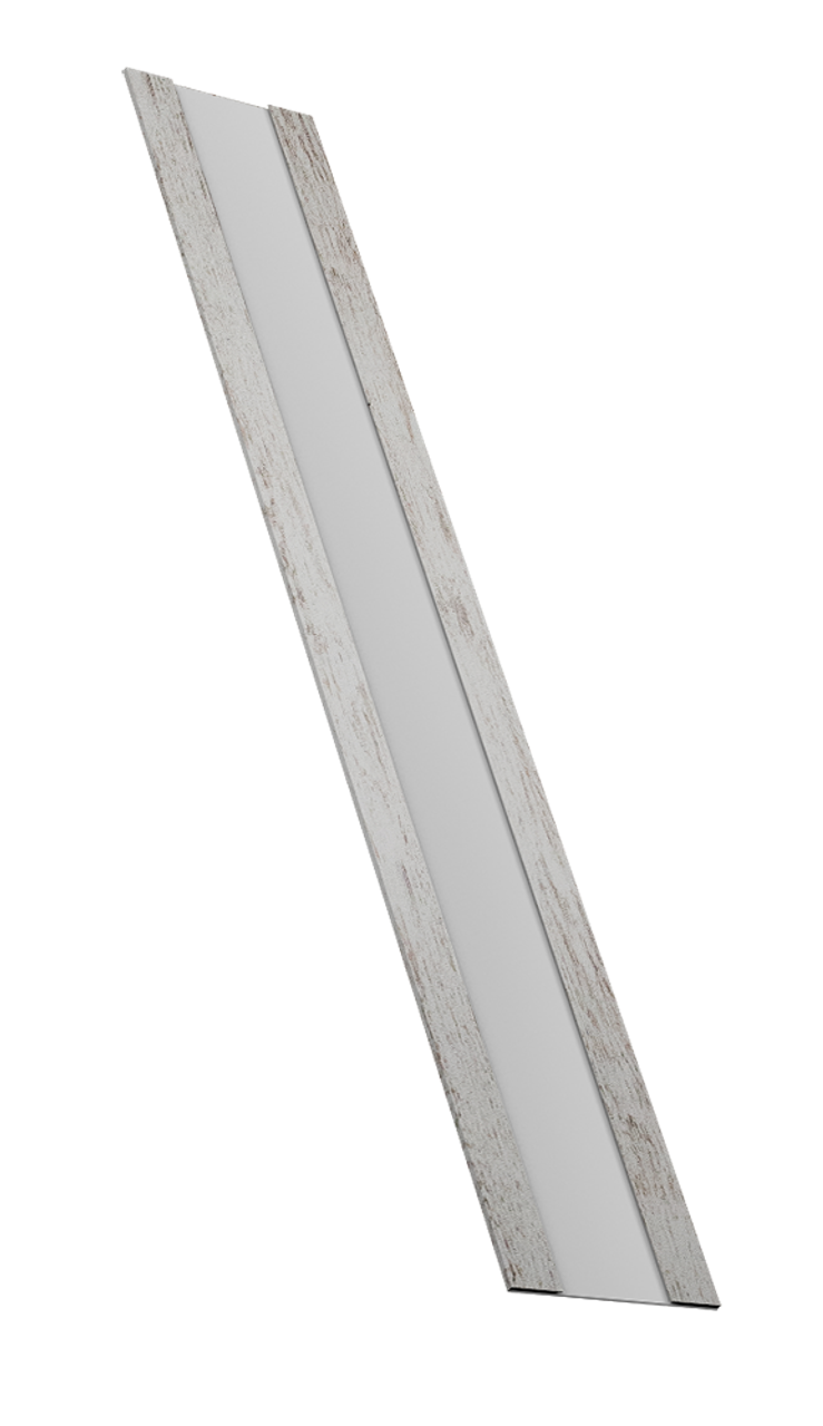 Крепежная планка жалюзи Milan, Milan Slim, Tokyo 0,45 Print Elite Snow Wood TwinColor (1,8м)