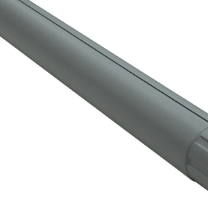 Труба круглая GL PU Matt 90 мм 3 м RAL 7024 мокрый асфальт