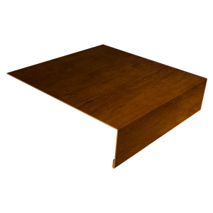 Планка околооконная простая 200х75 0,4 Print Premium Golden Wood Intense FTC (3м)