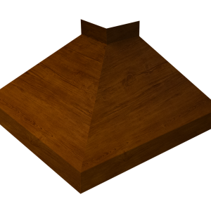 Угол отлива внешний 200 0,4 Print Premium с пленкой Golden Wood Intense FTC