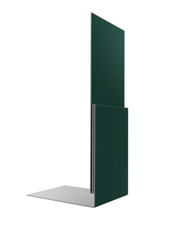 Планка приемная оконная 0,5 Satin Matt TX RAL 6005 зеленый мох (3м)