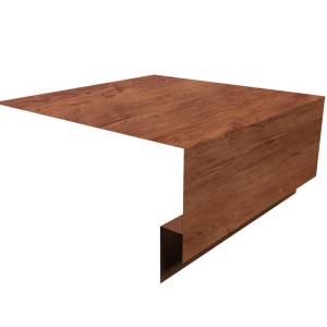 Планка околооконная сложная Блок-Хаус new Grand Line 200х75х27 0,45 Print Premium Rowan Wood Intense FTC (2м)