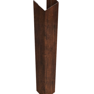 Стойка жалюзи Texas для монтажа с крепежным вкладышем 0,45 Print-Double Premium Cherry Wood Dark F (2,5м)