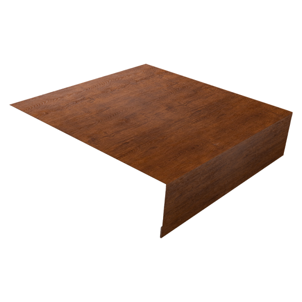 Планка околооконная простая 200х50 0,45 Print Premium Golden Wood Fresh TwinColor (3м)