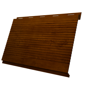 Софит Вертикаль 0,2 Grand Line gofr 0,45 Print Premium с пленкой Golden Wood Intense FTC