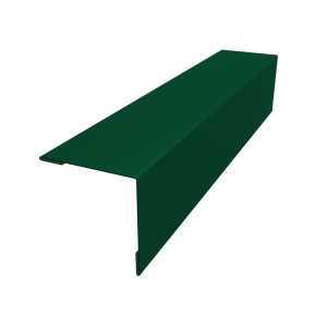 Планка завершающая 50х50 жалюзи Milan 0,45 PE RAL 6005 зеленый мох (3м)