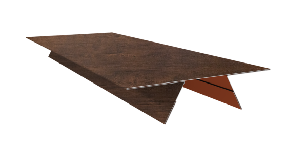 Планка стыковочная составная верхняя 0,45 Print Premium Cherry Wood Dark FTC (3м)