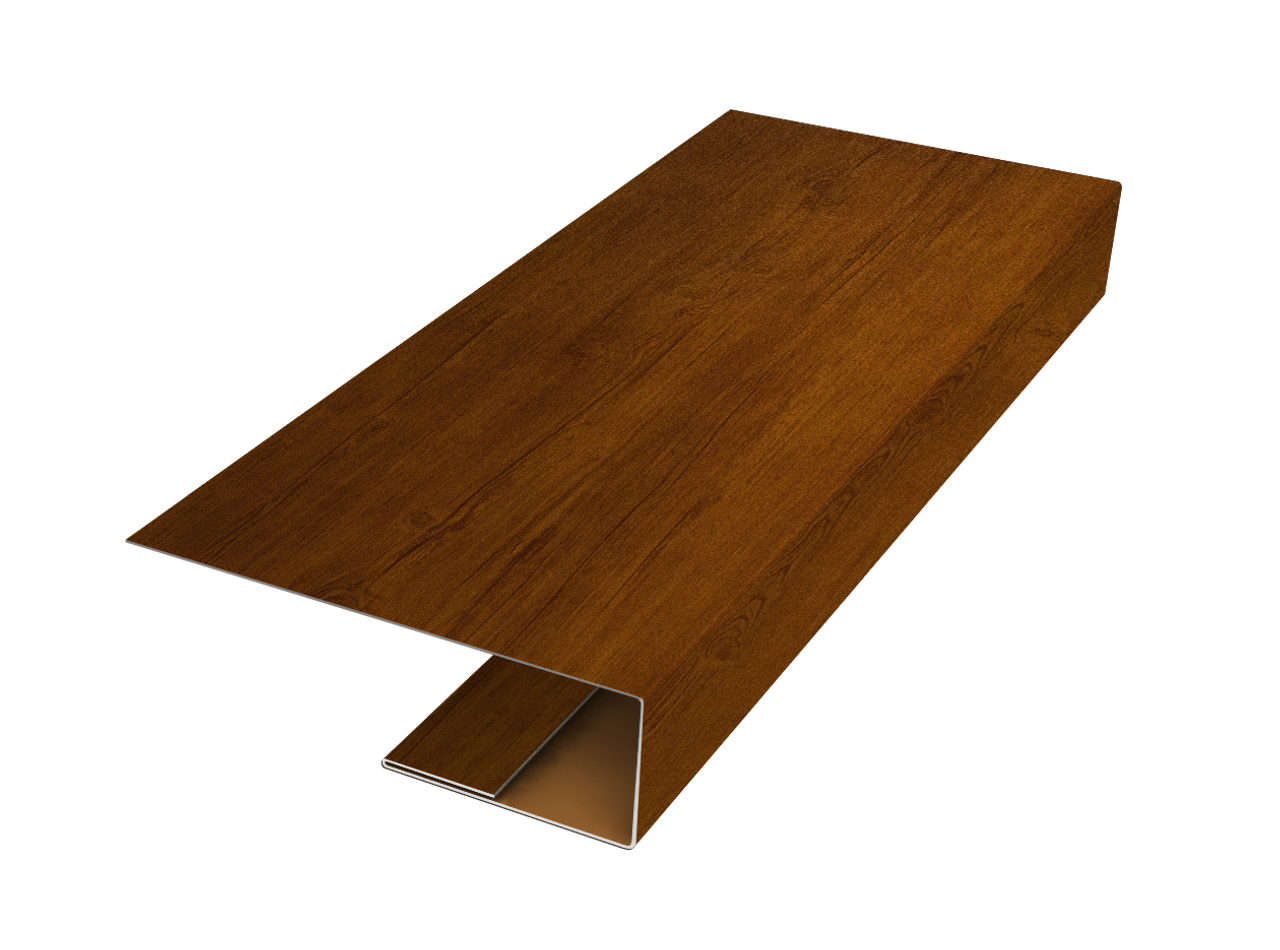 J-Профиль 12мм 0,45 Print Premium Golden Wood Intense FTC (2м)