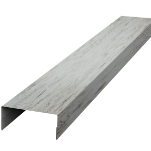 Крышка 45х20 жалюзи Texas 0,45 Print Elite Snow Wood TwinColor (2,5м)