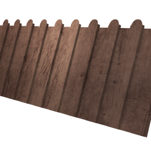 Профнастил С8A v01 фигурный 0,45 Print Premium Almond Wood Fresh