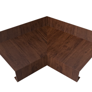 Угол отлива внутренний 70 0,4 Print Premium с пленкой Cherry Wood Fresh TwinColor