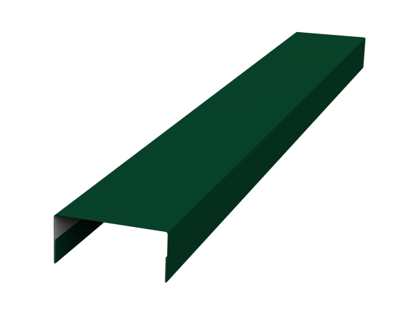 Крышка 30х20 жалюзи Texas 0,45 Drap RAL 6005 зеленый мох (2,5м)