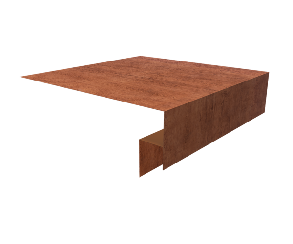 Планка околооконная сложная Экобрус Grand Line 200х50х25 0,45 Print Premium Rowan Wood Intense FTC (3м)