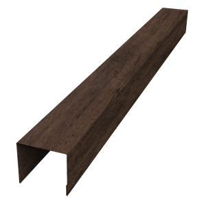 Стойка боковая крепежная для забора жалюзи Palermo 0,45 Print-Double Premium Antique Wood (3м)