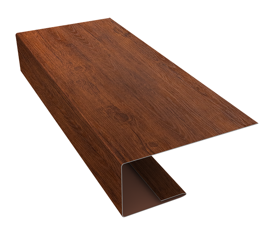 J-Профиль 18мм 0,45 Print Premium Golden Wood Fresh TwinColor (2м)