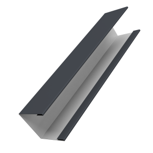 Крышка жалюзи Milan Slim 0,5 Drap TX RAL 7024 мокрый асфальт (2,5м)