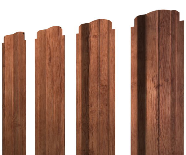 Штакетник П-образный В фигурный 0,45 Print Premium Rowan Wood Intense FTC