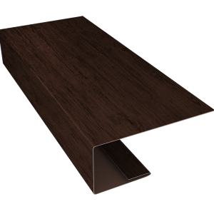 J-Профиль 18мм 0,45 Print Premium Antique Wood TwinColor (3м)