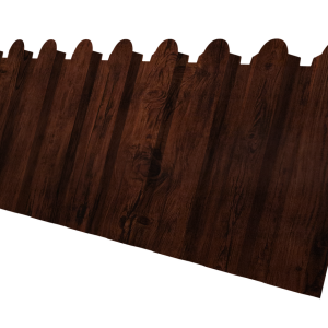 Профнастил С20A фигурный 0,45 Print Premium Cherry Wood Fresh TwinColor