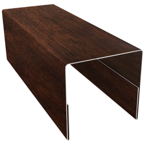 Планка П-образная заборная 20 0,45 Print-Double Premium Cherry Wood Dark F (2,5м)