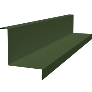Угол внутренний простой фальц 0,5 Satin Matt TX RAL 6020 хромовая зелень (2м)