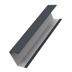 Крышка жалюзи Milan, Tokyo (для калиток, ворот) 0,5 PurLite Matt RAL 7024 мокрый асфальт (3м)