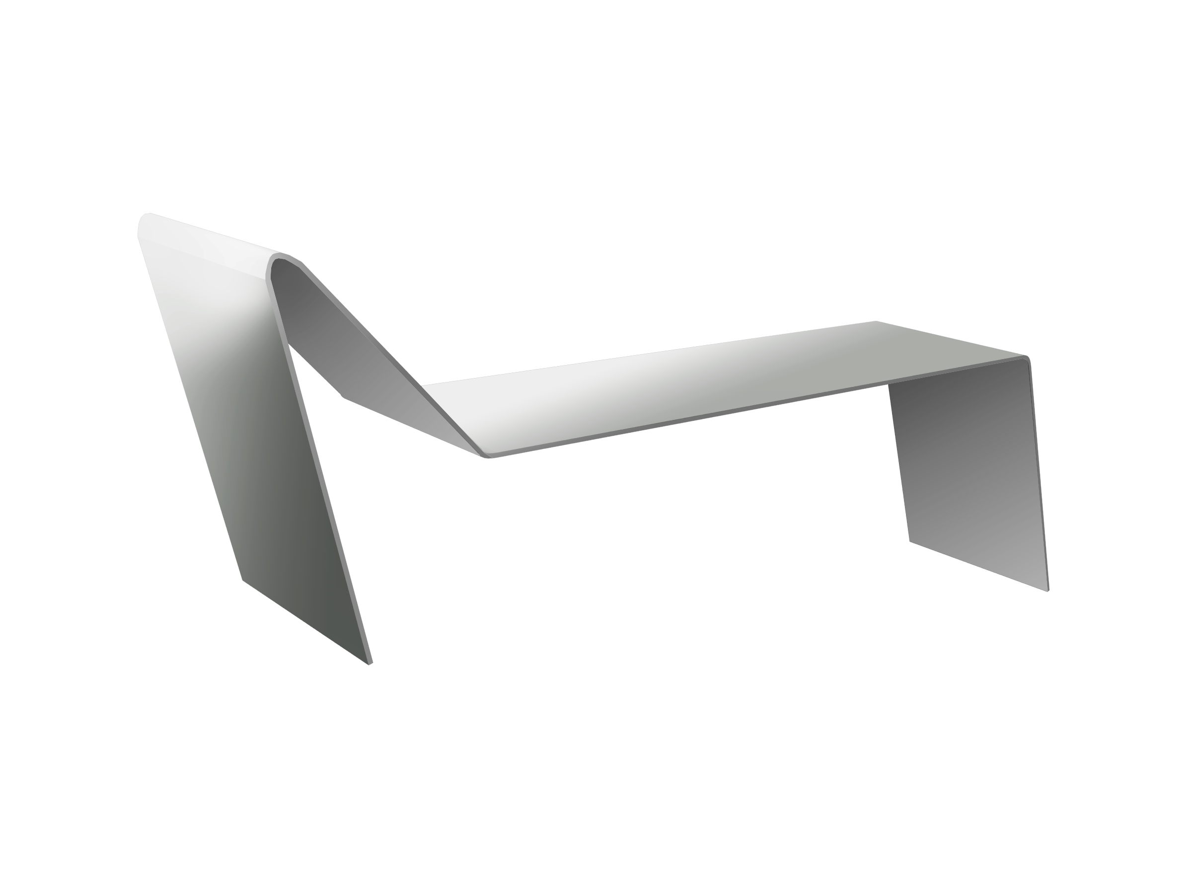 Планка примыкания для мягкой кровли 0,45 PE с пленкой RAL 7005 мышино-серый (2м)