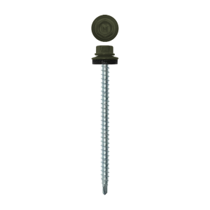 Саморез кровельный Daxmer 4,8х70 (100шт) сверло №1 RAL 6003